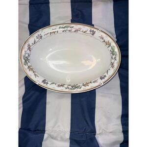 Bellegarden by Citation oval serving vegetable bowl porcelain china, 10 5/8 x 7